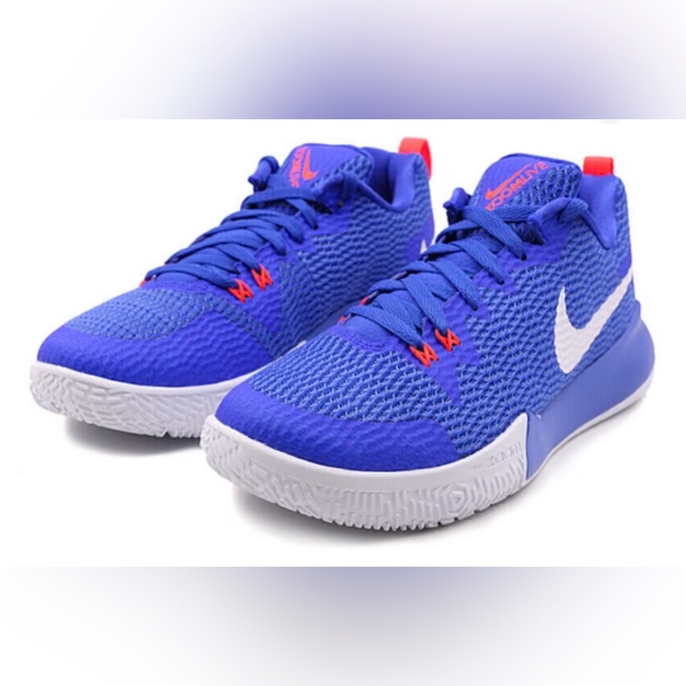 Nike Zoom Live Men’s Basketball Shoes Bright Blue 12 Used
